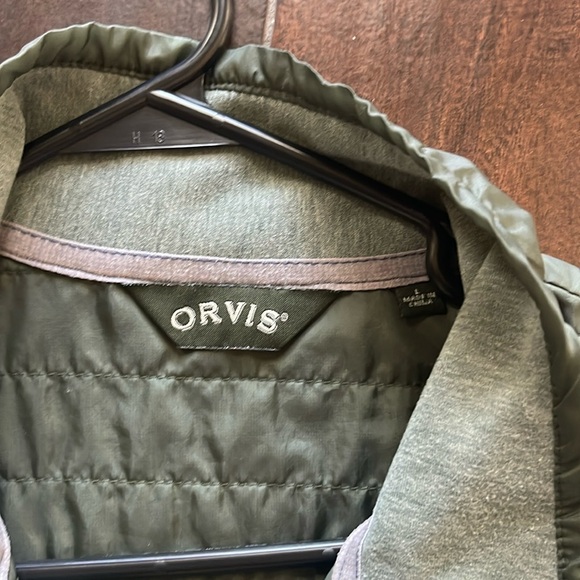 Orvis military style pullover - L - Sage Green - Picture 2 of 5